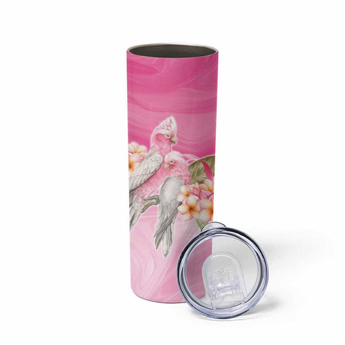 Personalised I Wear Pink For The Fight Skinny Tumbler Australian Breast Cancer Spirit - Aussie Hoodie