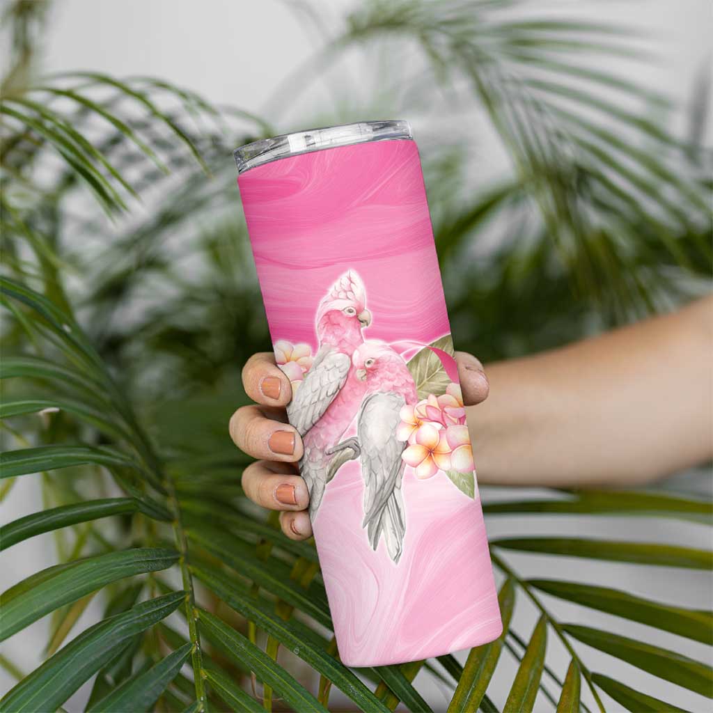 Personalised I Wear Pink For The Fight Skinny Tumbler Australian Breast Cancer Spirit - Aussie Hoodie