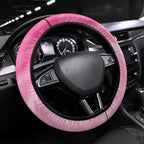 I Wear Pink For The Fight Steering Wheel Cover Australian Breast Cancer Spirit - Aussie Hoodie