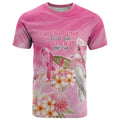 Personalised I Wear Pink For The Fight T Shirt Australian Breast Cancer Spirit - Aussie Hoodie
