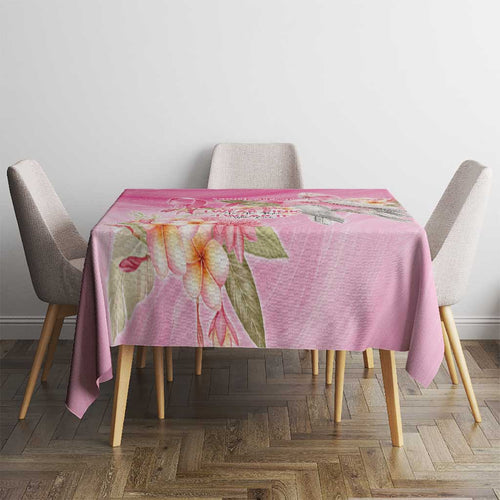 Personalised I Wear Pink For The Fight Tablecloth Australian Breast Cancer Spirit - Aussie Hoodie