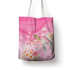 Personalised I Wear Pink For The Fight Tote Bag Australian Breast Cancer Spirit - Aussie Hoodie