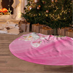 Personalised I Wear Pink For The Fight Tree Skirt Australian Breast Cancer Spirit - Aussie Hoodie