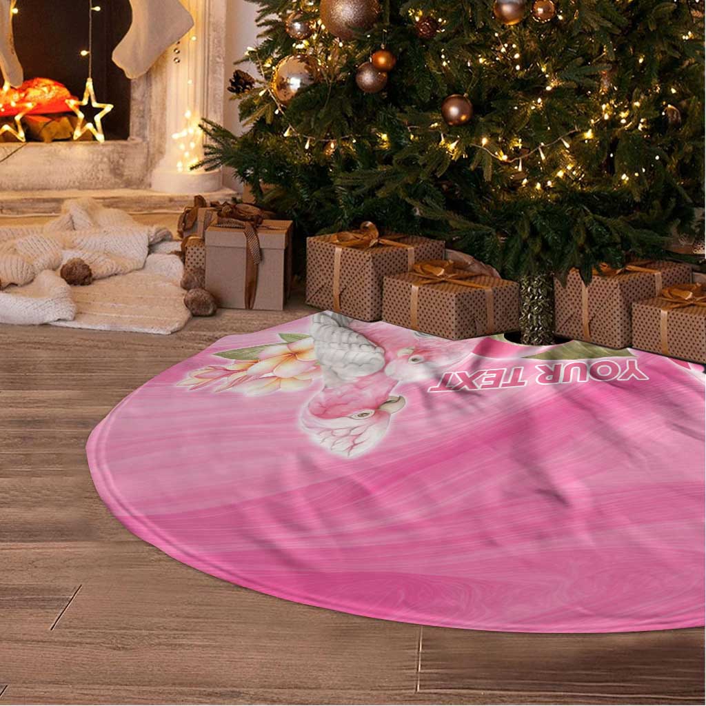 Personalised I Wear Pink For The Fight Tree Skirt Australian Breast Cancer Spirit - Aussie Hoodie