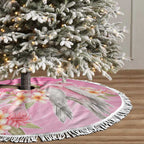 Personalised I Wear Pink For The Fight Tree Skirt Australian Breast Cancer Spirit - Aussie Hoodie