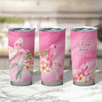 Personalised I Wear Pink For The Fight Tumbler Cup Australian Breast Cancer Spirit - Aussie Hoodie