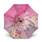 Personalised I Wear Pink For The Fight Umbrella Australian Breast Cancer Spirit - Aussie Hoodie