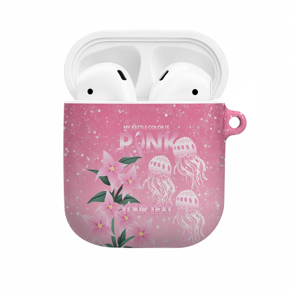 Personalised Pink Boronia of Hope AirPods Case Australia’s Fight Against Breast Cancer - Aussie Hoodie