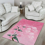 Personalised Pink Boronia of Hope Area Rug Australia’s Fight Against Breast Cancer - Aussie Hoodie