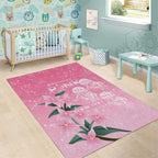 Personalised Pink Boronia of Hope Area Rug Australia’s Fight Against Breast Cancer - Aussie Hoodie