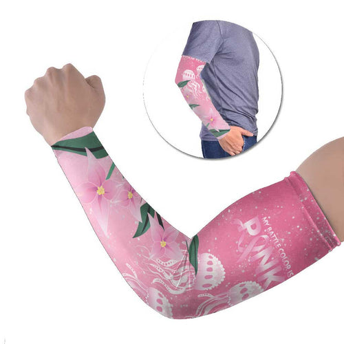 Personalised Pink Boronia of Hope Arm Sleeves Australia’s Fight Against Breast Cancer - Aussie Hoodie