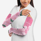 Personalised Pink Boronia of Hope Arm Sleeves Australia’s Fight Against Breast Cancer - Aussie Hoodie