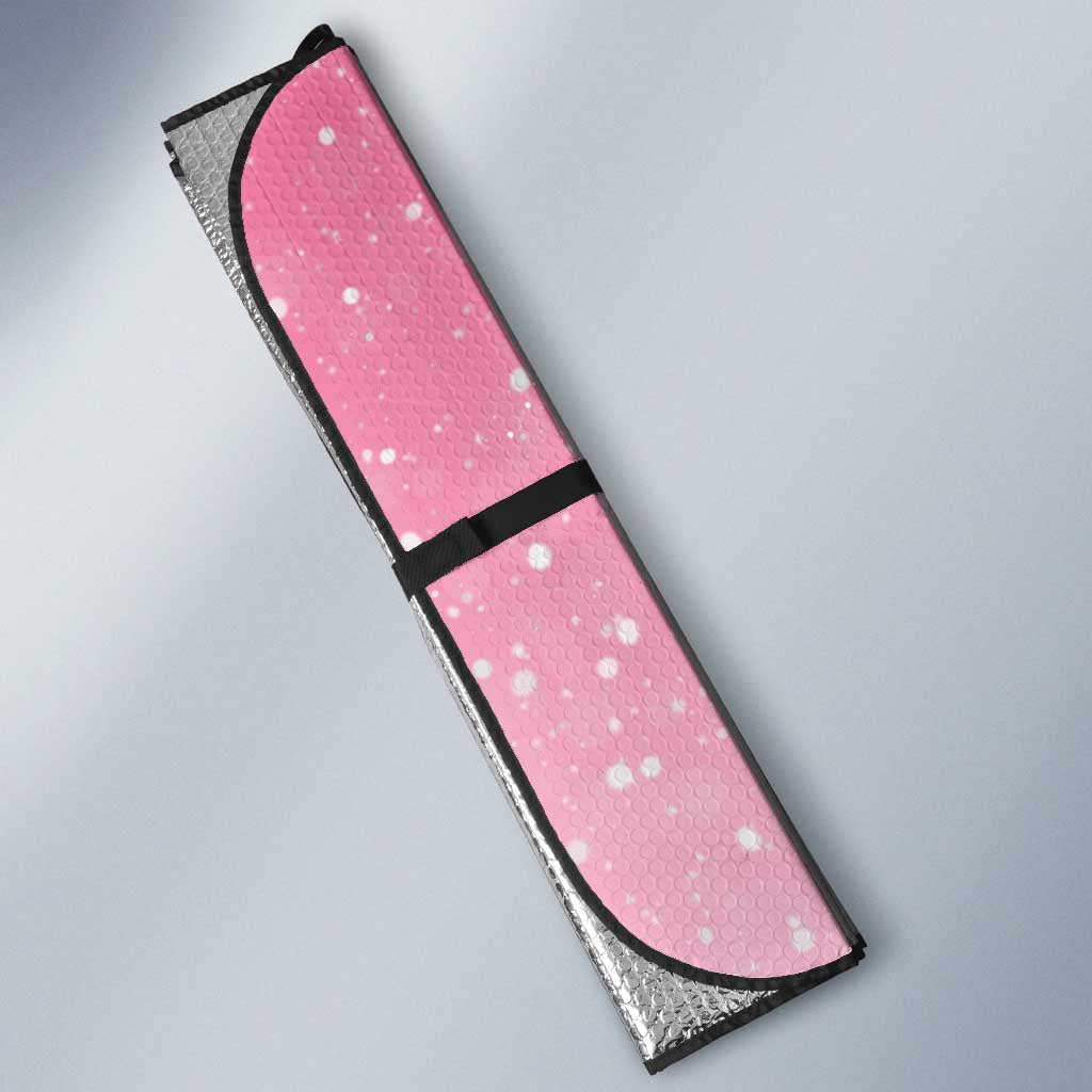 Personalised Pink Boronia of Hope Auto Sun Shade Australia’s Fight Against Breast Cancer - Aussie Hoodie