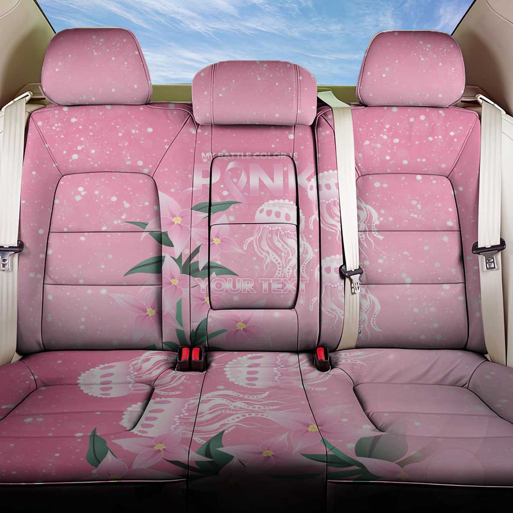 Personalised Pink Boronia of Hope Back Car Seat Cover Australia’s Fight Against Breast Cancer - Aussie Hoodie