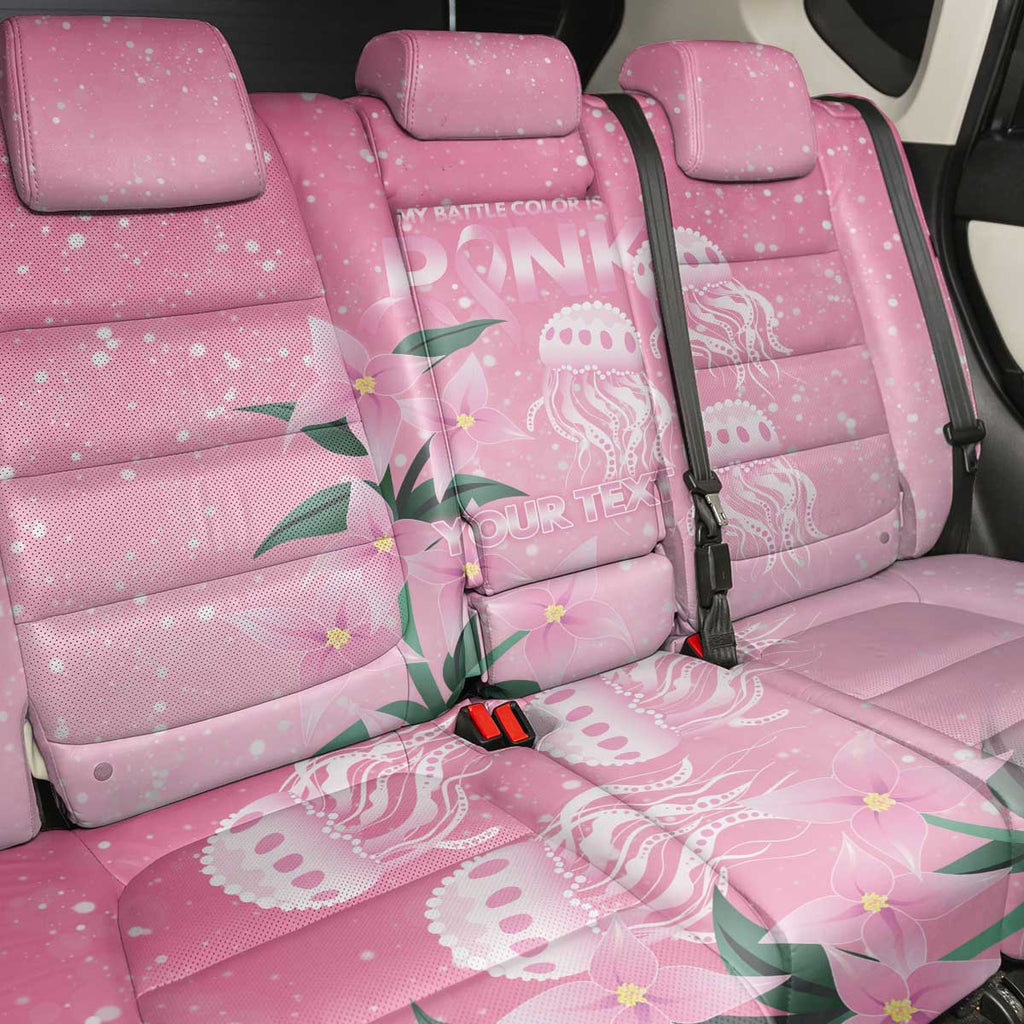 Personalised Pink Boronia of Hope Back Car Seat Cover Australia’s Fight Against Breast Cancer - Aussie Hoodie