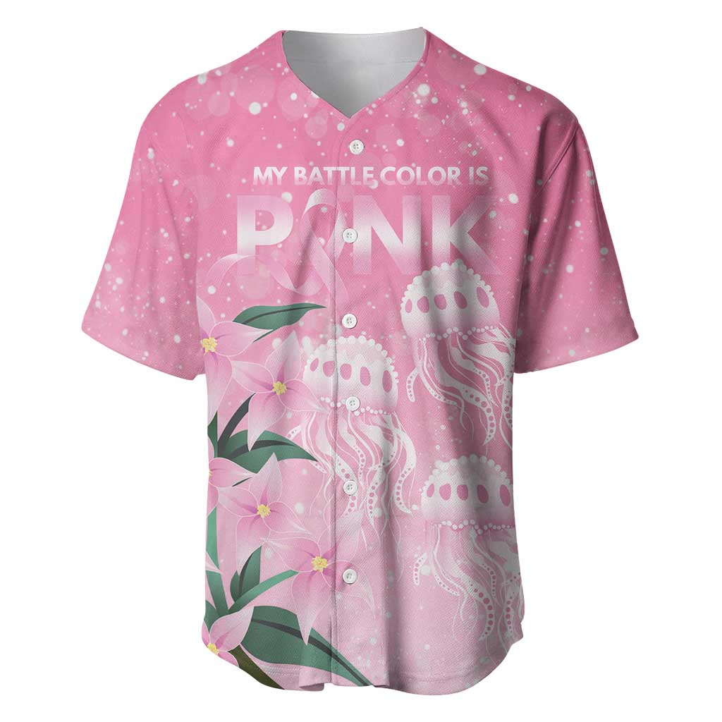 Personalised Pink Boronia of Hope Baseball Jersey Australia’s Fight Against Breast Cancer - Aussie Hoodie