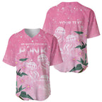 Personalised Pink Boronia of Hope Baseball Jersey Australia’s Fight Against Breast Cancer - Aussie Hoodie