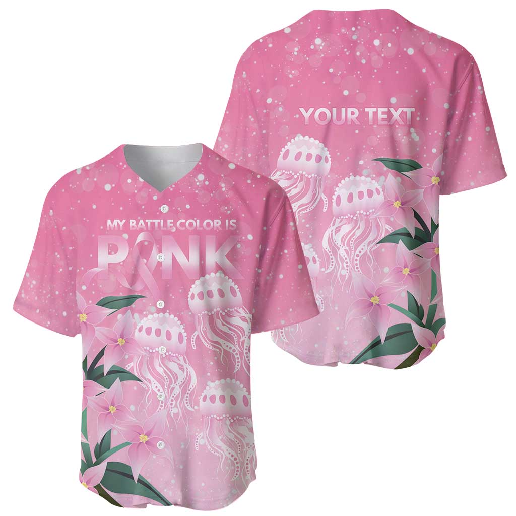 Personalised Pink Boronia of Hope Baseball Jersey Australia’s Fight Against Breast Cancer - Aussie Hoodie