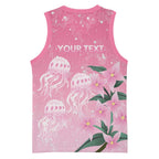 Personalised Pink Boronia of Hope Basketball Jersey Australia’s Fight Against Breast Cancer - Aussie Hoodie