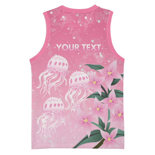 Personalised Pink Boronia of Hope Basketball Jersey Australia’s Fight Against Breast Cancer - Aussie Hoodie