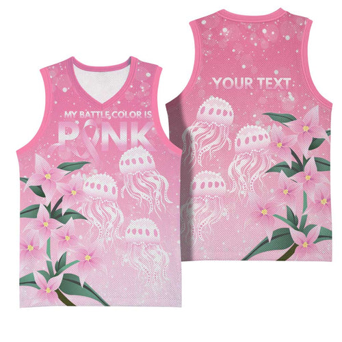 Personalised Pink Boronia of Hope Basketball Jersey Australia’s Fight Against Breast Cancer - Aussie Hoodie