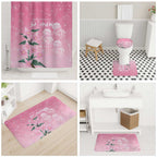Personalised Pink Boronia of Hope Bathroom Set Australia’s Fight Against Breast Cancer - Aussie Hoodie
