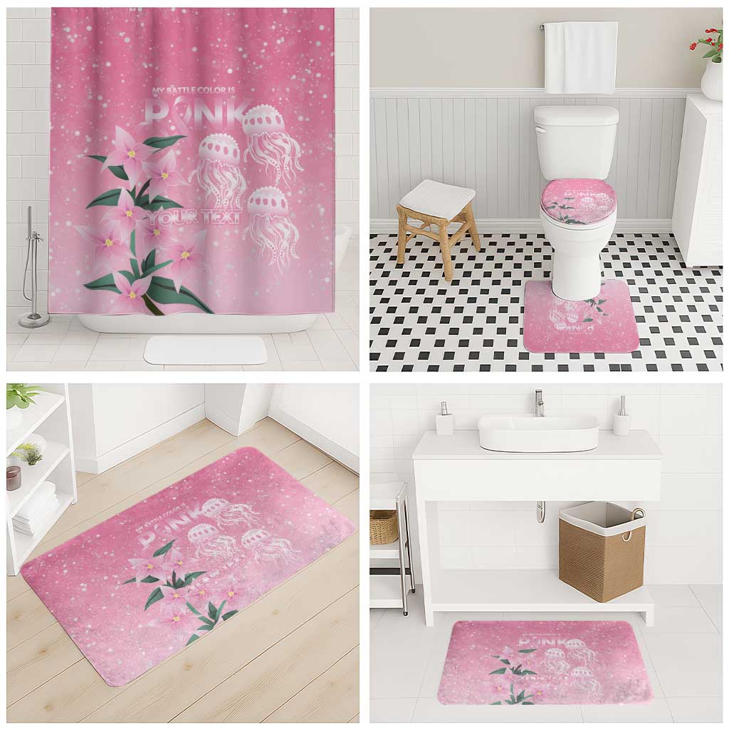 Personalised Pink Boronia of Hope Bathroom Set Australia’s Fight Against Breast Cancer - Aussie Hoodie