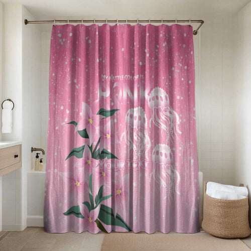 Personalised Pink Boronia of Hope Bathroom Set Australia’s Fight Against Breast Cancer - Aussie Hoodie