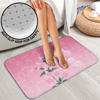 Personalised Pink Boronia of Hope Bathroom Set Australia’s Fight Against Breast Cancer - Aussie Hoodie