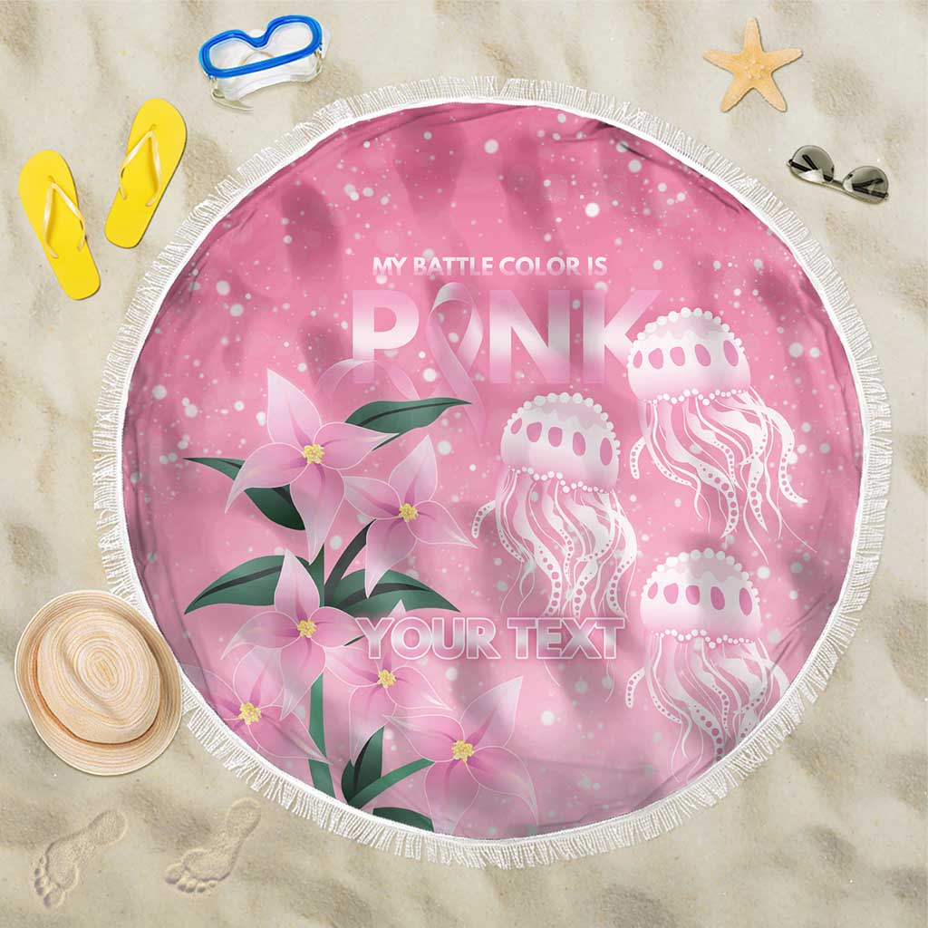 Personalised Pink Boronia of Hope Beach Blanket Australia’s Fight Against Breast Cancer - Aussie Hoodie