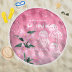 Personalised Pink Boronia of Hope Beach Blanket Australia’s Fight Against Breast Cancer - Aussie Hoodie