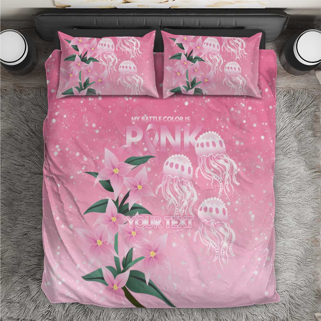 Personalised Pink Boronia of Hope Bedding Set Australia’s Fight Against Breast Cancer - Aussie Hoodie