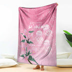 Personalised Pink Boronia of Hope Blanket Australia’s Fight Against Breast Cancer - Aussie Hoodie