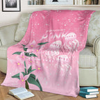 Personalised Pink Boronia of Hope Blanket Australia’s Fight Against Breast Cancer - Aussie Hoodie