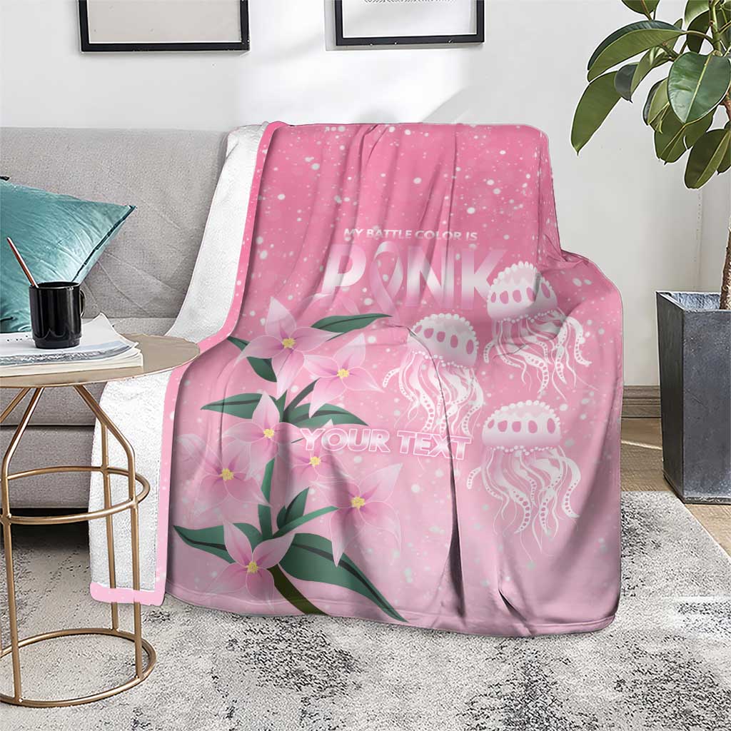 Personalised Pink Boronia of Hope Blanket Australia’s Fight Against Breast Cancer - Aussie Hoodie