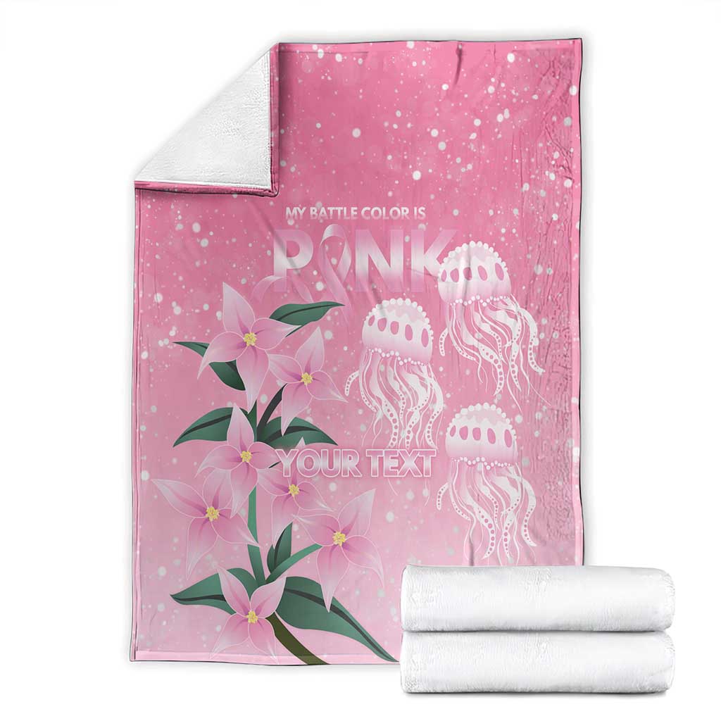Personalised Pink Boronia of Hope Blanket Australia’s Fight Against Breast Cancer - Aussie Hoodie