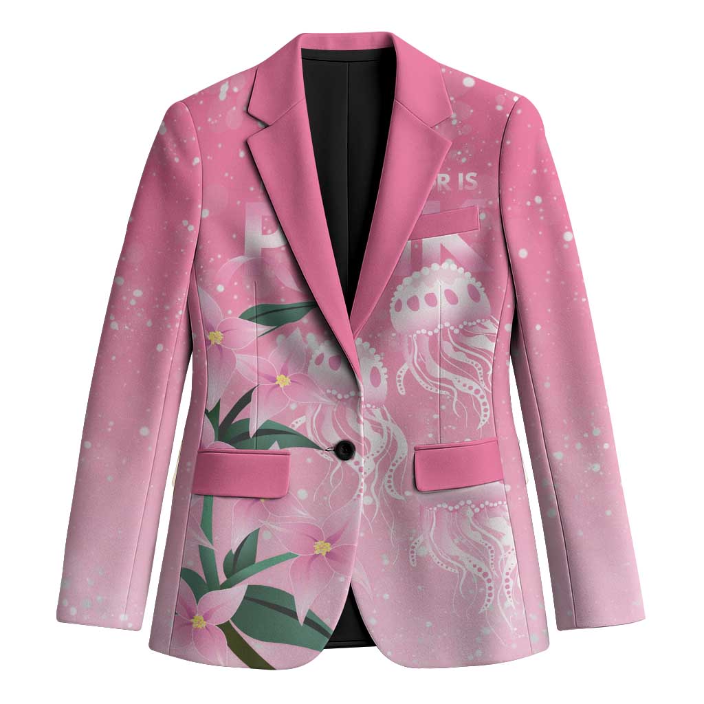 Personalised Pink Boronia of Hope Blazer Australia’s Fight Against Breast Cancer - Aussie Hoodie