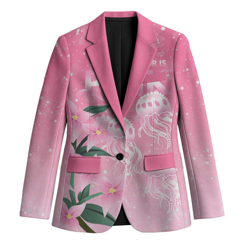 Personalised Pink Boronia of Hope Blazer Australia’s Fight Against Breast Cancer - Aussie Hoodie