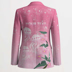 Personalised Pink Boronia of Hope Blazer Australia’s Fight Against Breast Cancer - Aussie Hoodie