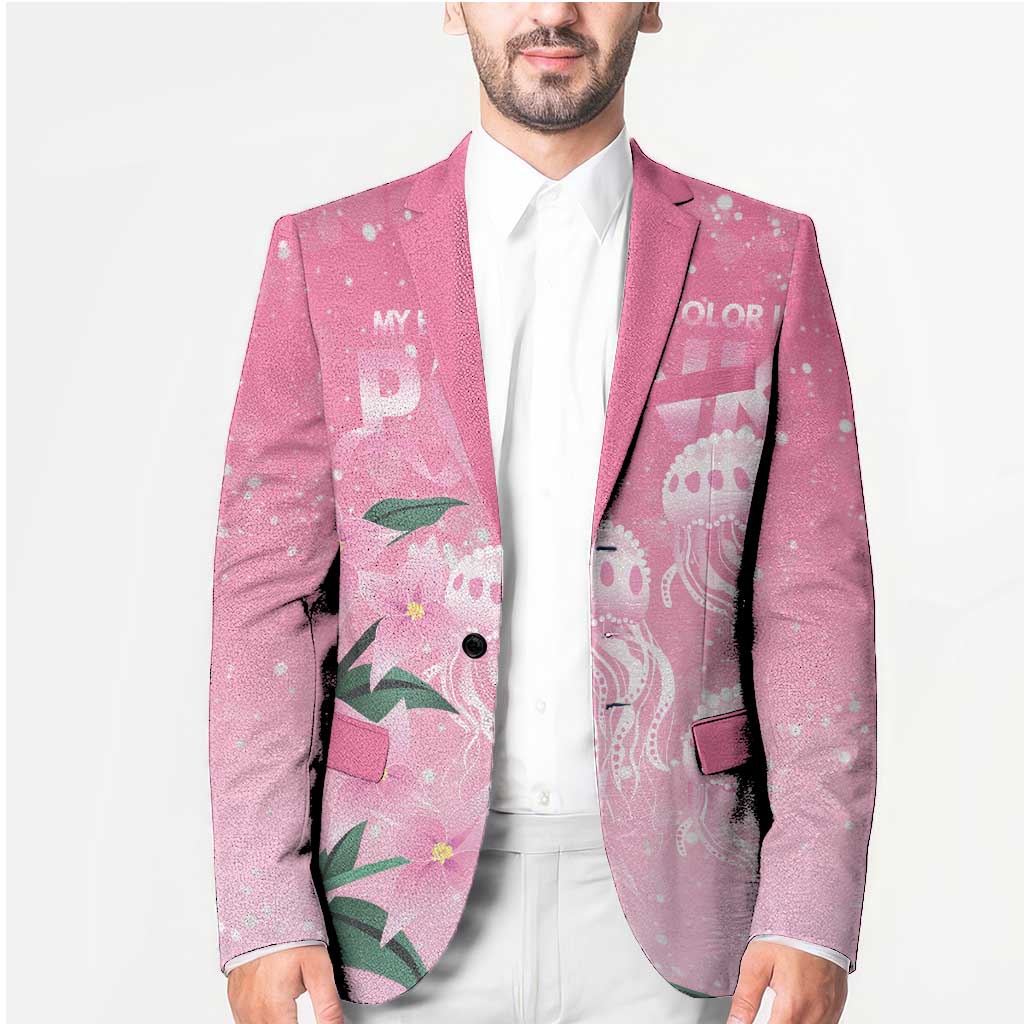 Personalised Pink Boronia of Hope Blazer Australia’s Fight Against Breast Cancer - Aussie Hoodie