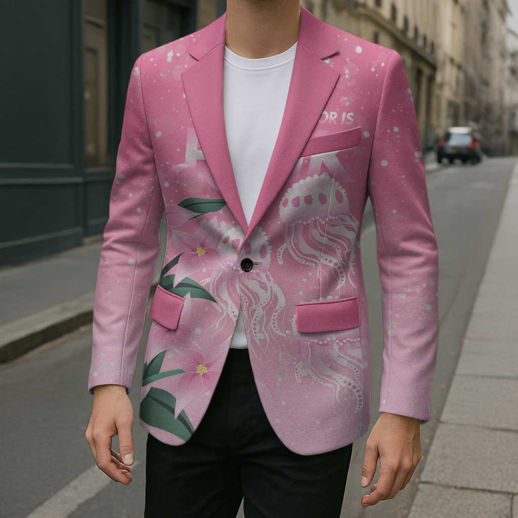 Personalised Pink Boronia of Hope Blazer Australia’s Fight Against Breast Cancer - Aussie Hoodie