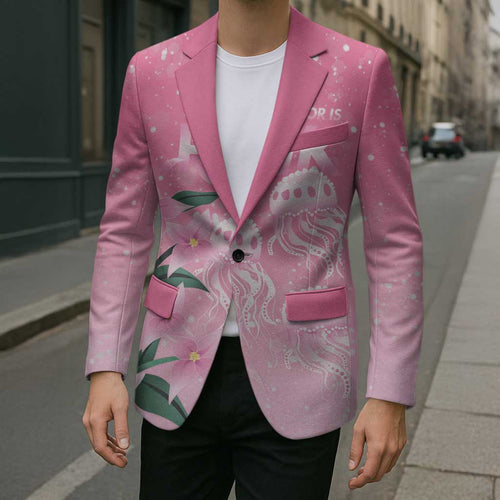 Personalised Pink Boronia of Hope Blazer Australia’s Fight Against Breast Cancer - Aussie Hoodie