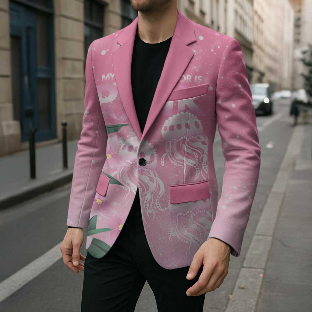Personalised Pink Boronia of Hope Blazer Australia’s Fight Against Breast Cancer - Aussie Hoodie