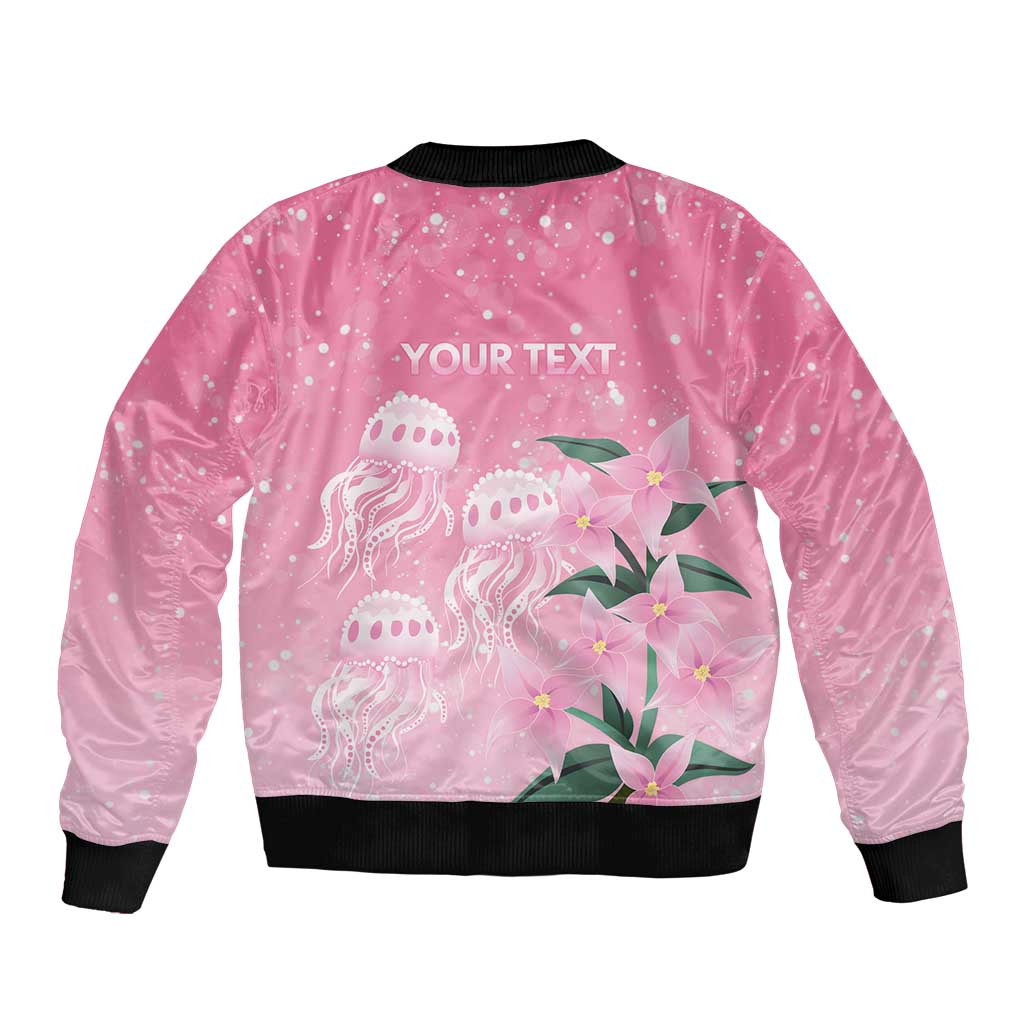 Personalised Pink Boronia of Hope Bomber Jacket Australia’s Fight Against Breast Cancer - Aussie Hoodie