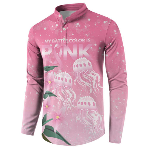 Personalised Pink Boronia of Hope Button Sweatshirt Australia’s Fight Against Breast Cancer - Aussie Hoodie