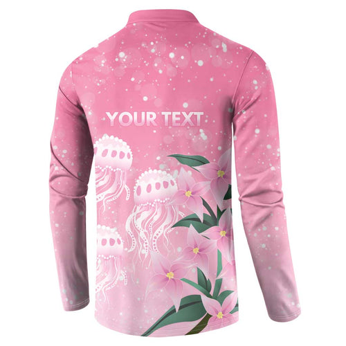 Personalised Pink Boronia of Hope Button Sweatshirt Australia’s Fight Against Breast Cancer - Aussie Hoodie