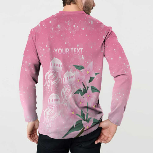 Personalised Pink Boronia of Hope Button Sweatshirt Australia’s Fight Against Breast Cancer - Aussie Hoodie