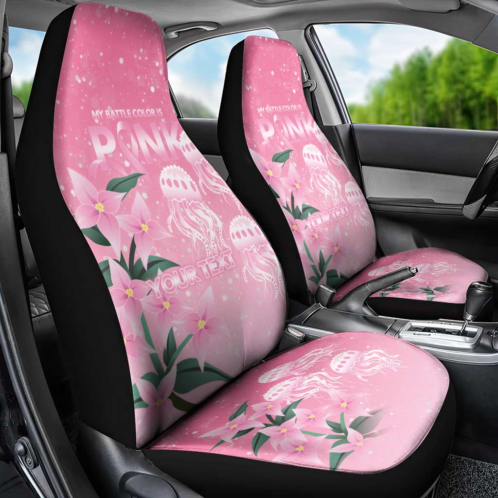 Personalised Pink Boronia of Hope Car Seat Cover Australia’s Fight Against Breast Cancer - Aussie Hoodie