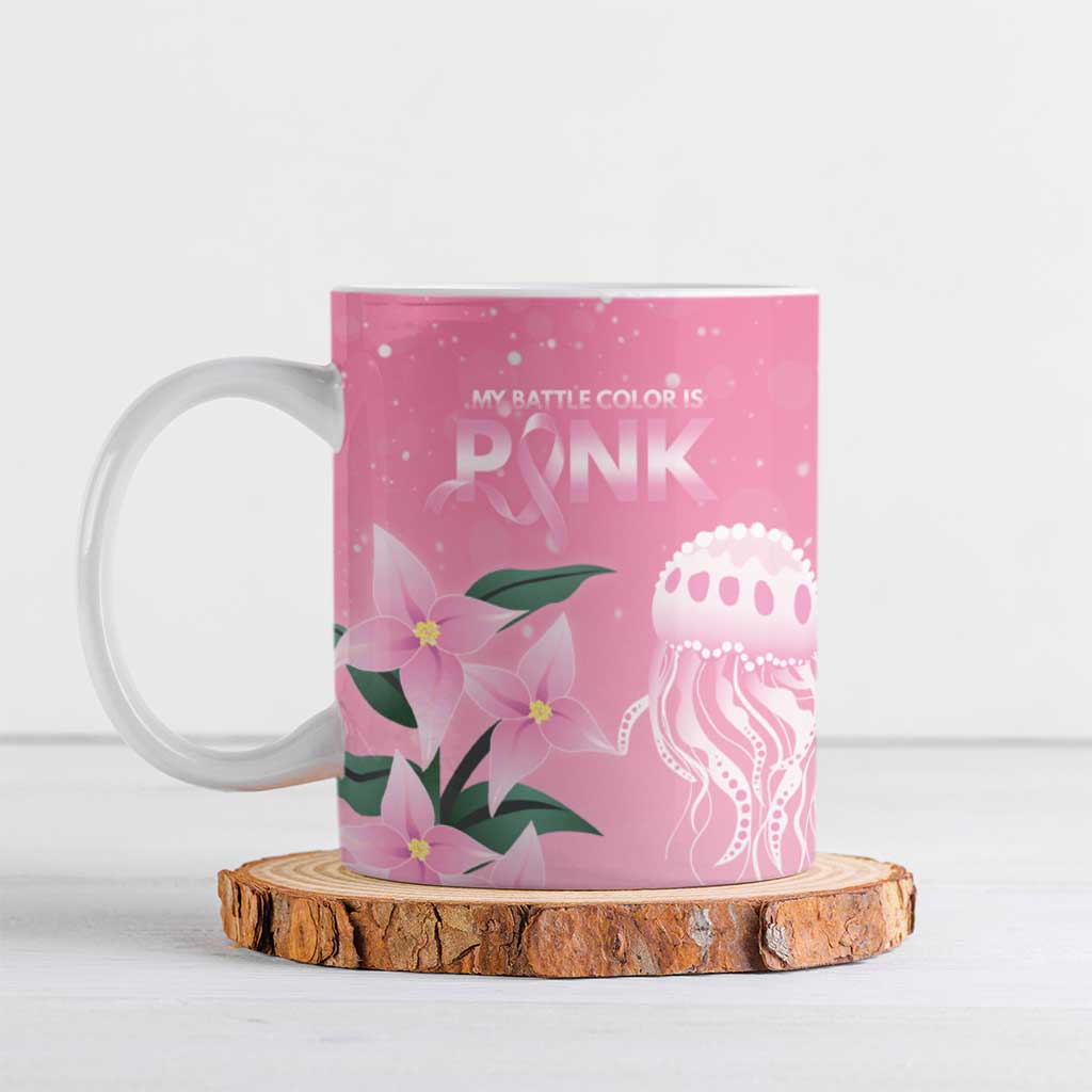 Personalised Pink Boronia of Hope Ceramic Mug Australia’s Fight Against Breast Cancer - Aussie Hoodie