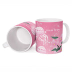 Personalised Pink Boronia of Hope Ceramic Mug Australia’s Fight Against Breast Cancer - Aussie Hoodie